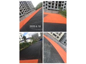 浙江省麗水市龍泉市龍洲派出所，透氣型跑道1000平方